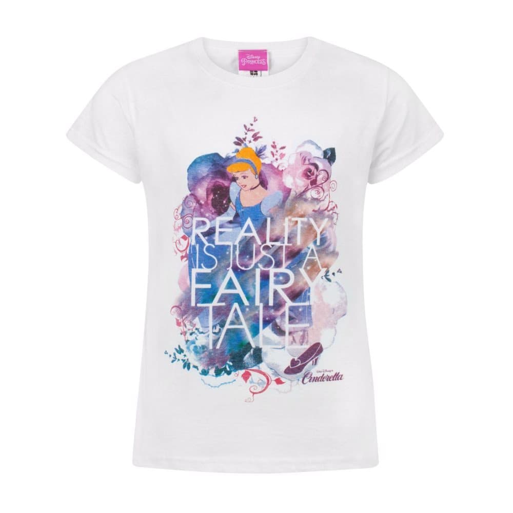 Cinderella Flickor verkligheten är bara en saga T-Shirt