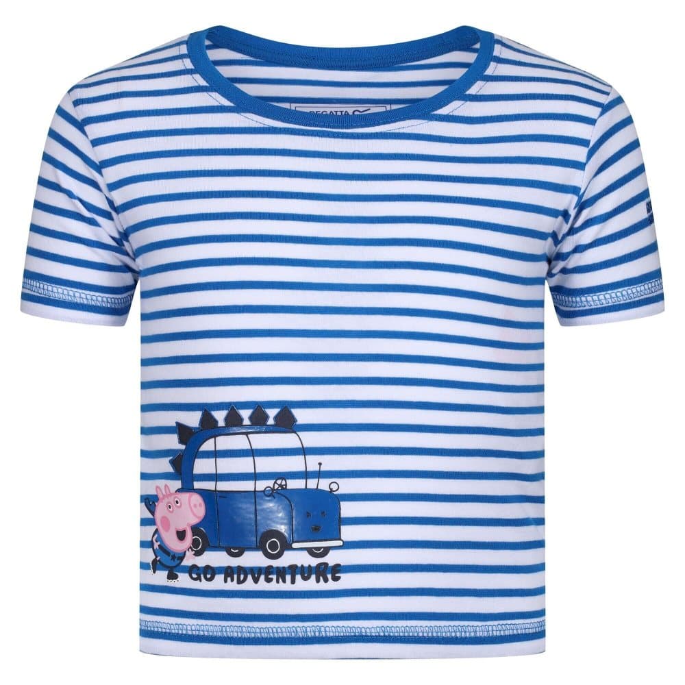 Regatta Barn/Kids Peppa Pig kontrastfärgad randig T-shirt