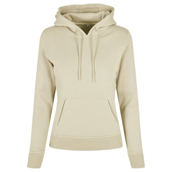 Build Your Brand Kvinnor/Damer Organic Hoodie Soft Yellow XL