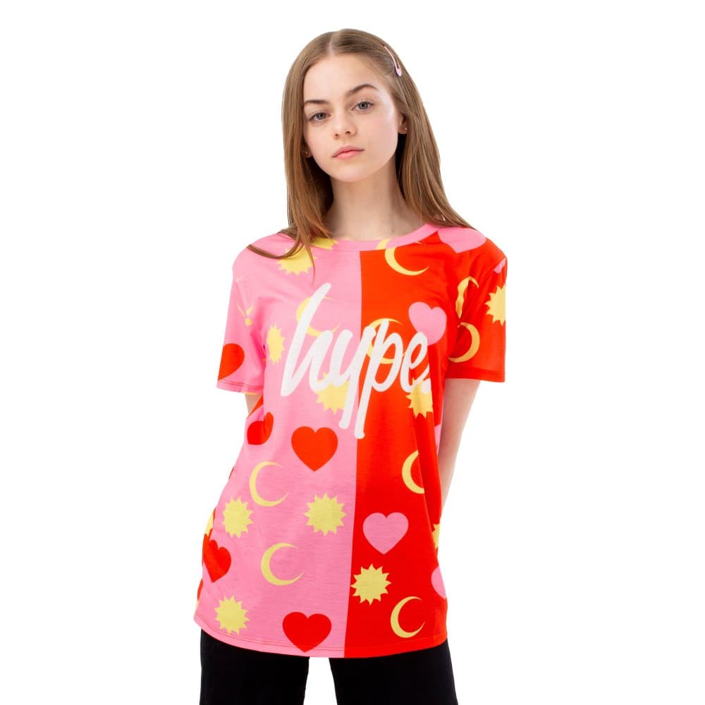 Hype Mystical Split T-Shirt för flickor