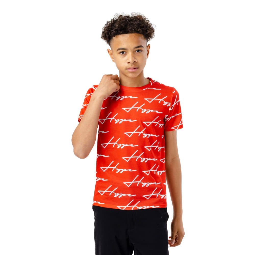 Hype T-shirt för pojkar med handklotter