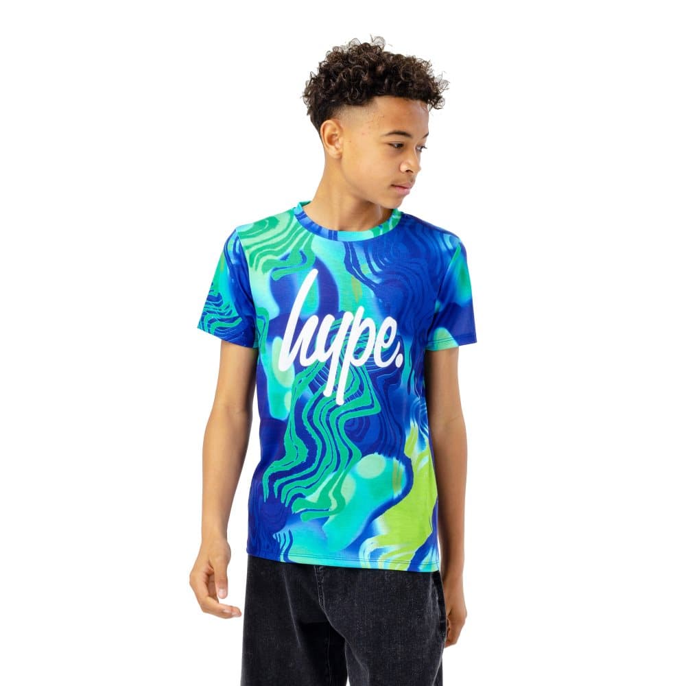 Hype T-shirt med fingerfärg för pojkar