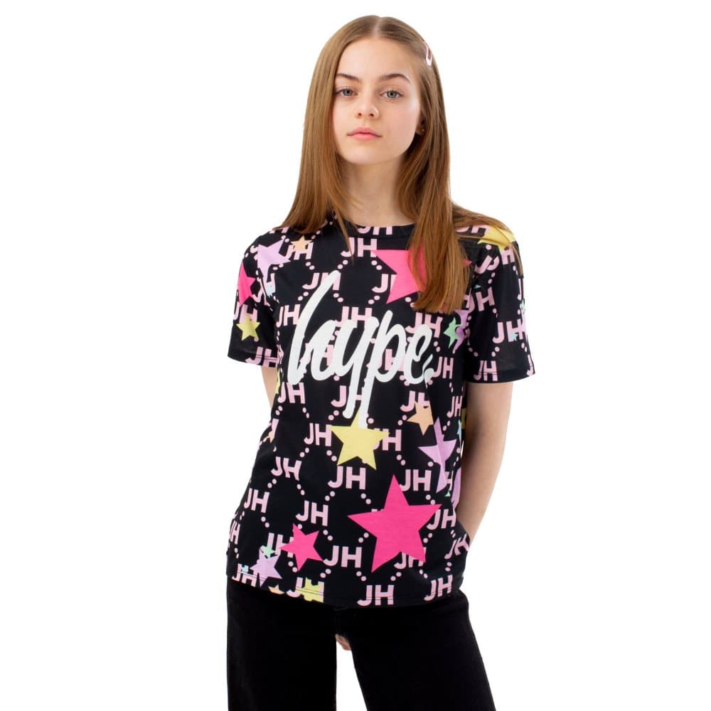 Hype JH Star Script T-Shirt för flickor