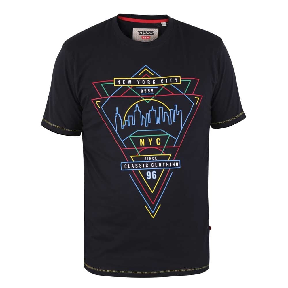 Duke Taunton D555 Neon Kingsize T-Shirt för män