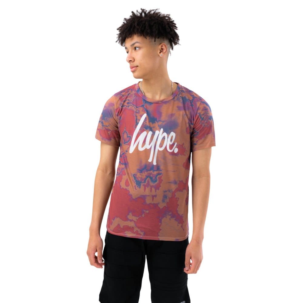 Hype Pojkar Script Tie Dye T-Shirt
