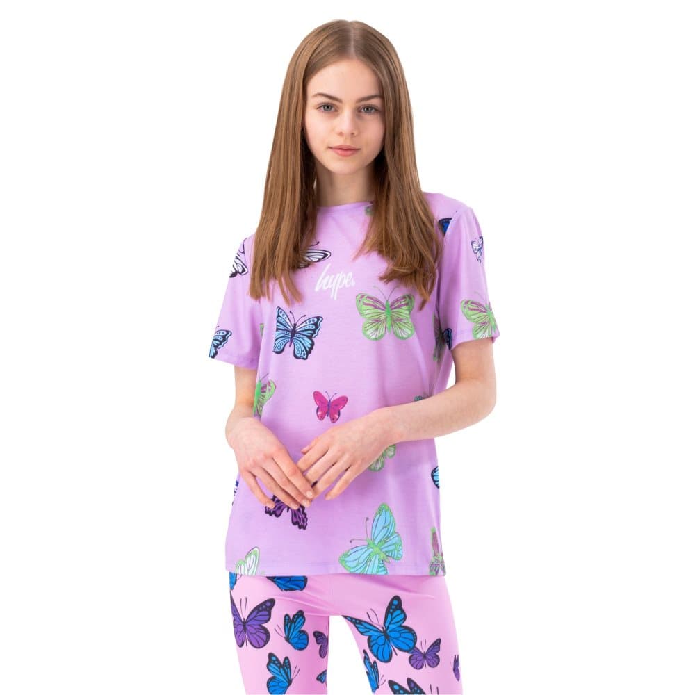 Hype Flickor Butterfly Script T-Shirt