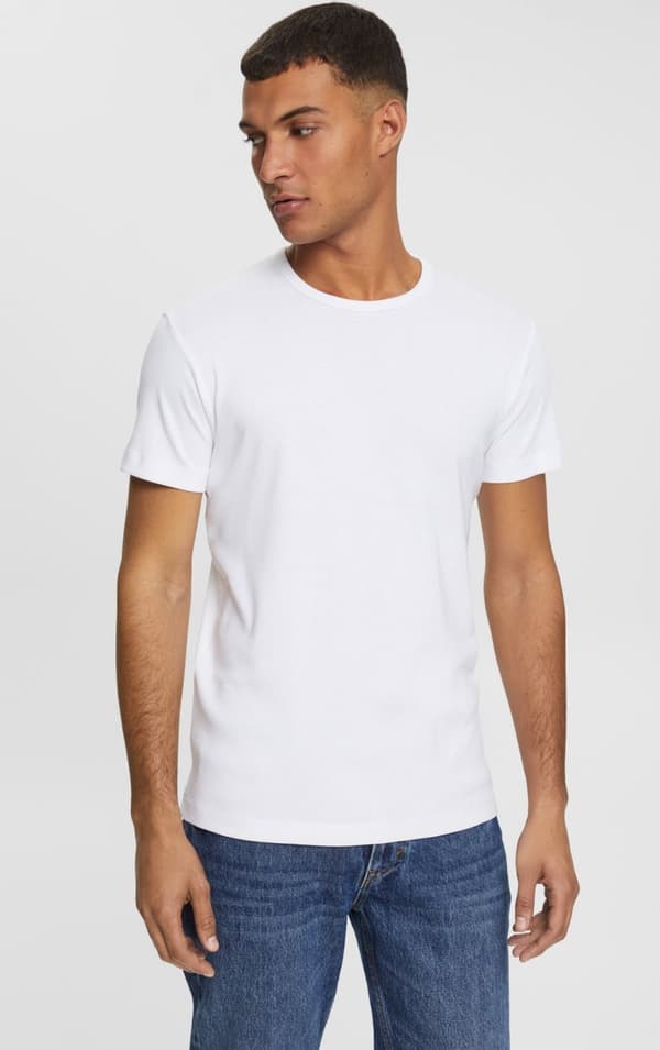 Esprit - T-shirt 992EE2K321 Full Needle Vit XXL