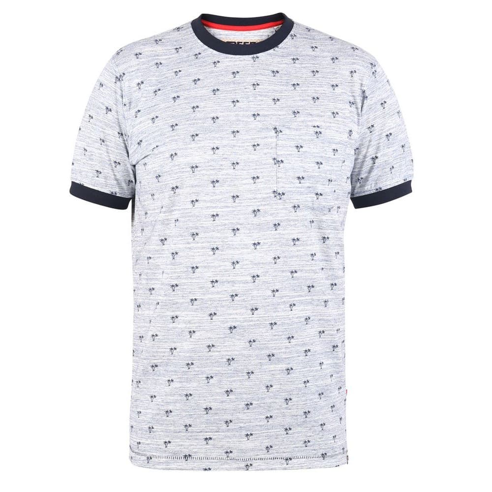 Duke Ipswich D555 Palm Tree Kingsize T-Shirt för män