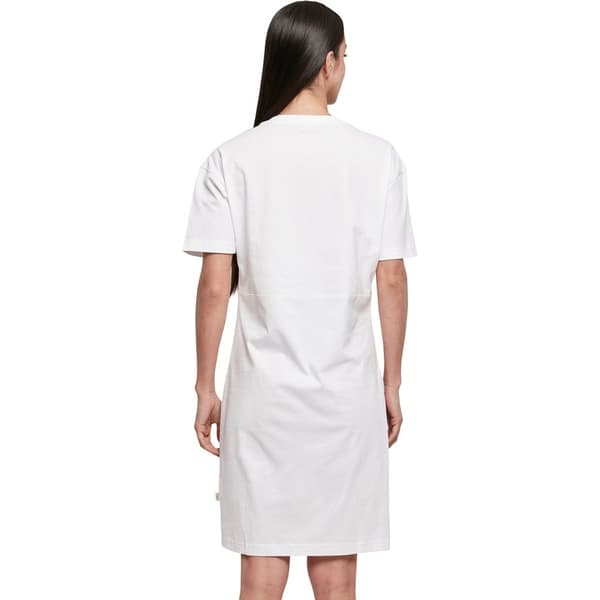 Build Your Brand Womens/Ladies Organic Split Hem Oversized T-Shirt Dress