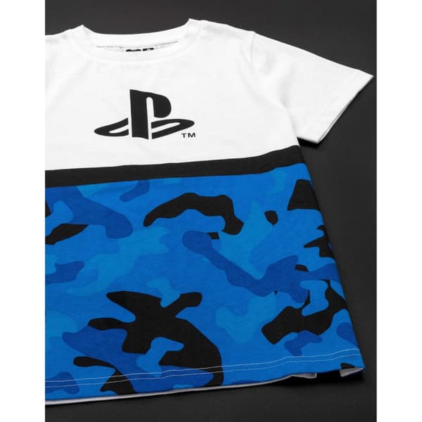 Playstation T-shirt i kamouflage för pojkar
