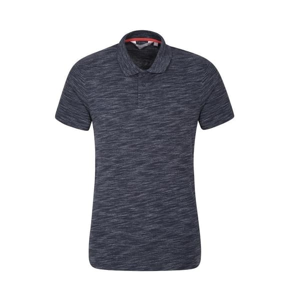 Mountain Warehouse Mens Hasst Marl Polo Shirt Navy M
