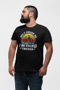 Miniatyrbild 4 av 6: Cykel T-shirt med Do not follow me - I do stupid things
