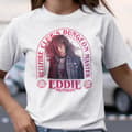 Miniatyrbild 1 av 4: Vit T-shirt inspirerad av Stranger things Eddie Munson