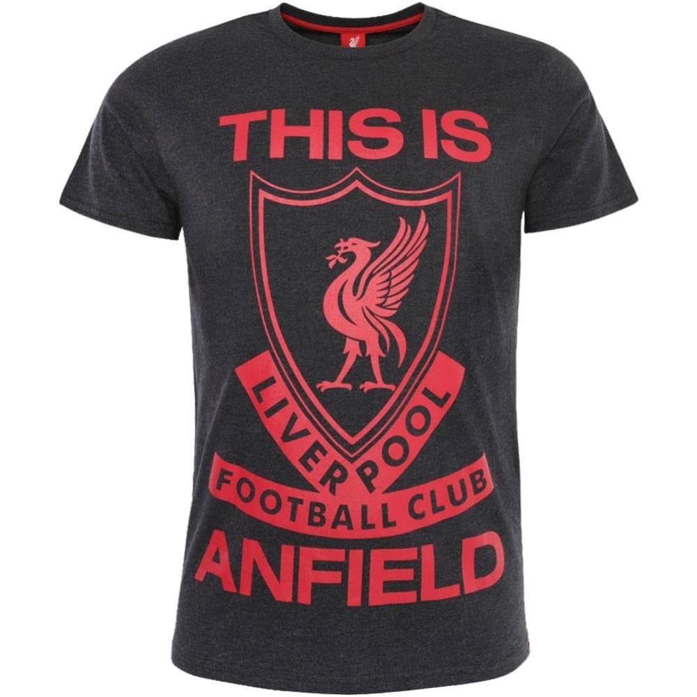 Liverpool FC T-shirt för män med det här är Anfield