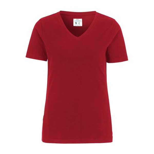 Cottover Womens/Ladies Slim T-Shirt Red M