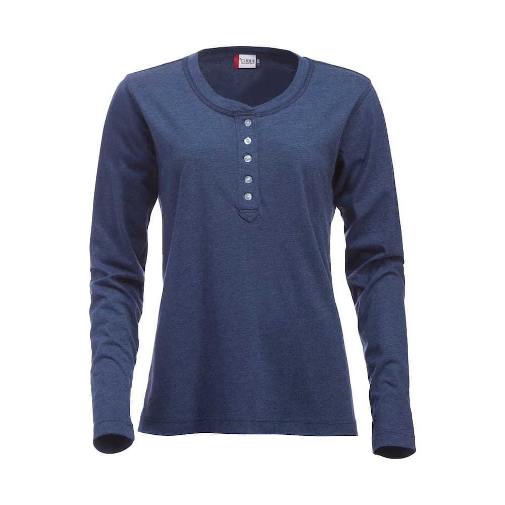 Clique Kvinnor/Damer Orlando Melange långärmad T-shirt med lång ärm