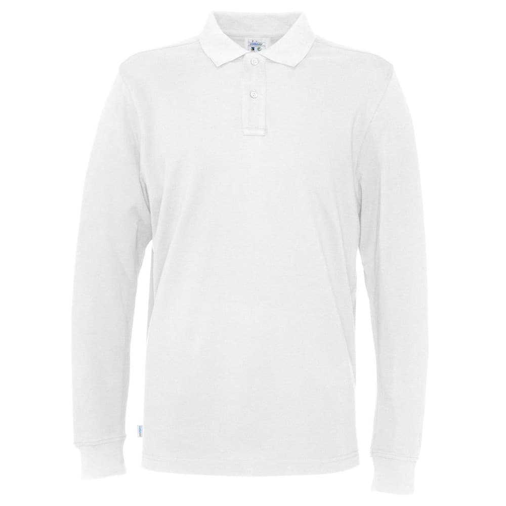 Cottover Långärmad T-shirt med piké för män
