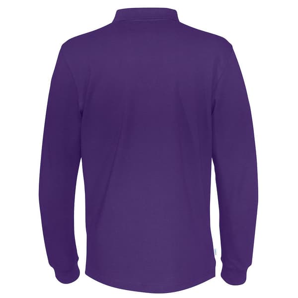 Cottover Långärmad T-shirt med piké för män