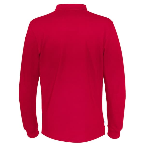 Cottover Långärmad T-shirt med piké för män