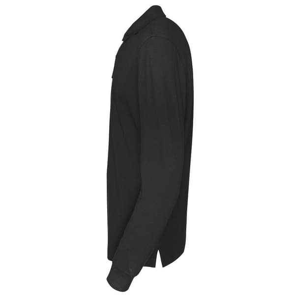 Cottover Långärmad T-shirt med piké för män