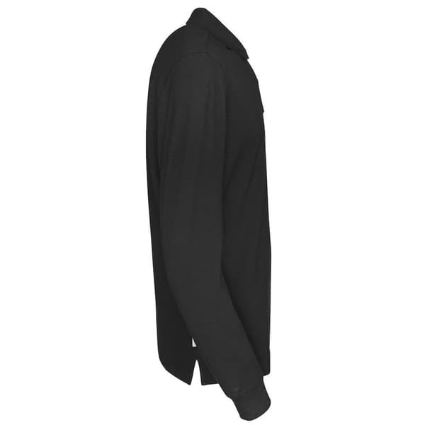 Cottover Långärmad T-shirt med piké för män