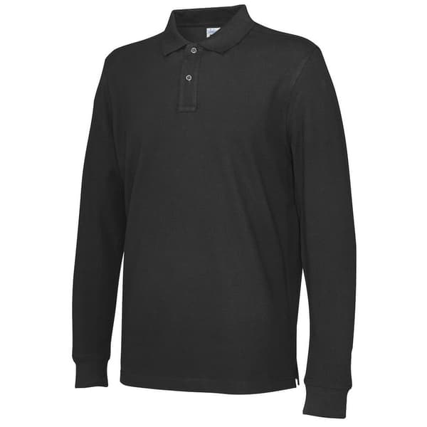 Cottover Långärmad T-shirt med piké för män