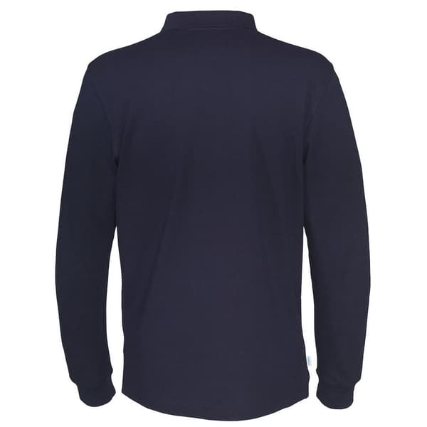 Cottover Långärmad T-shirt med piké för män
