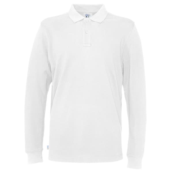 Cottover Långärmad T-shirt med piké för män