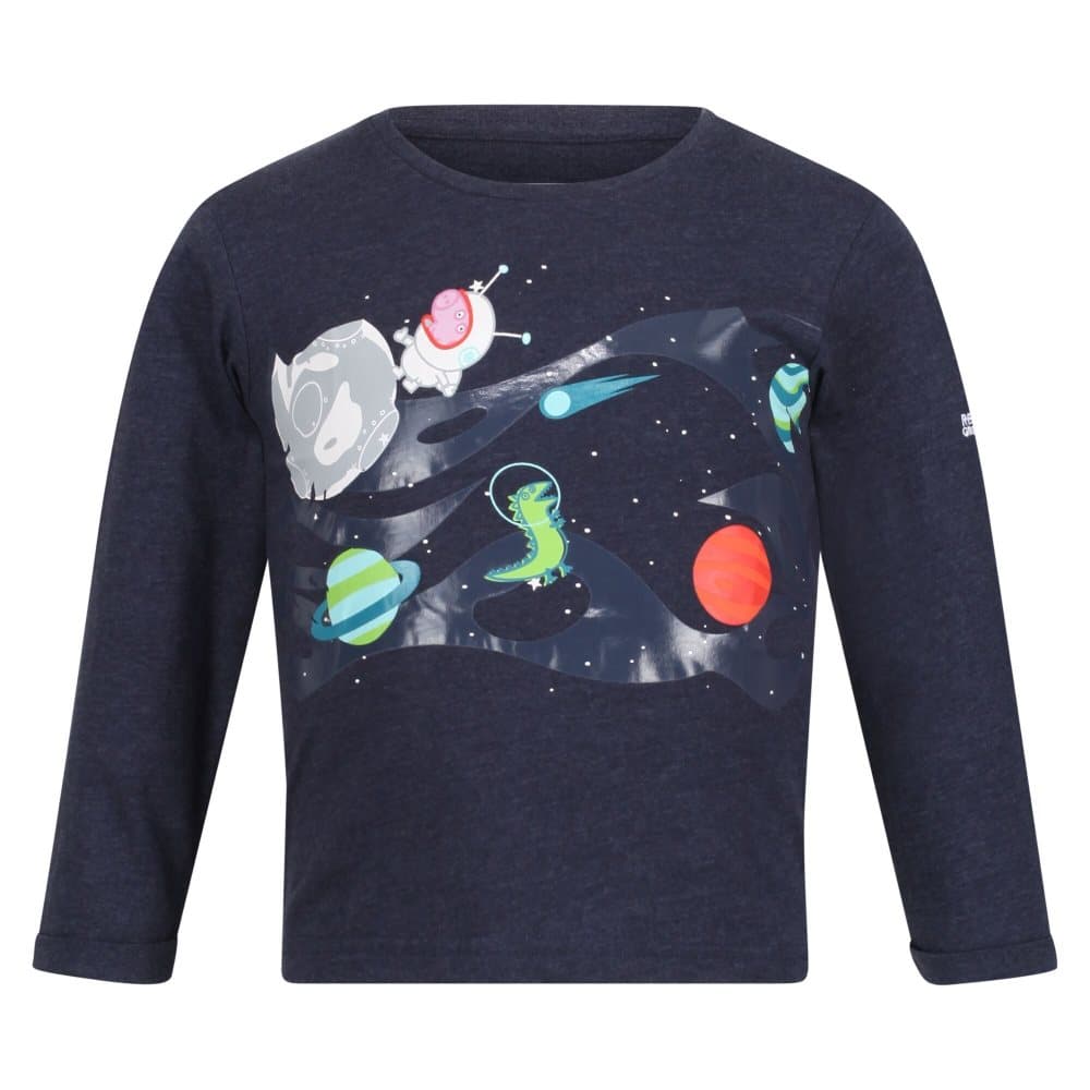 Regatta Barn/Kids Peppa Pig Planets Långärmad T-shirt med lång ärm