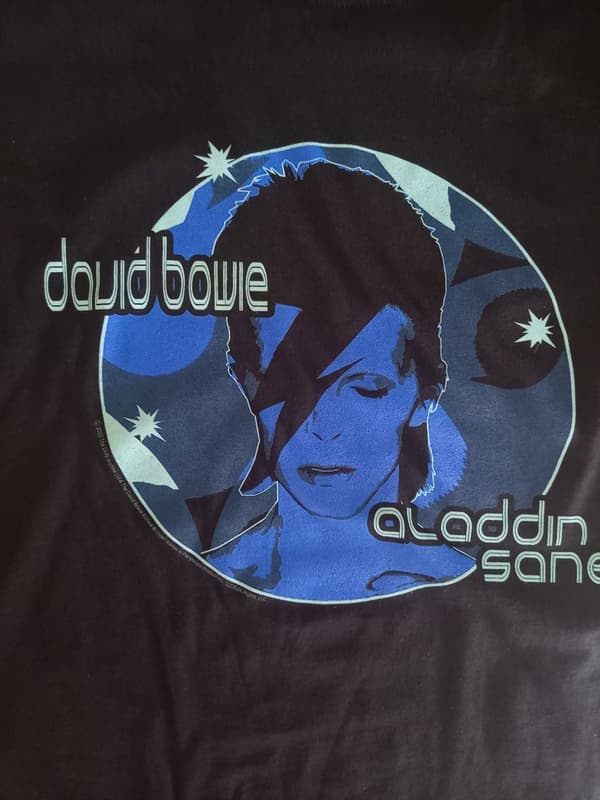 David Bowie Aladdin sane  New Blue  T-Shirt