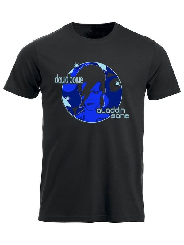 David Bowie Aladdin sane  New Blue  T-Shirt