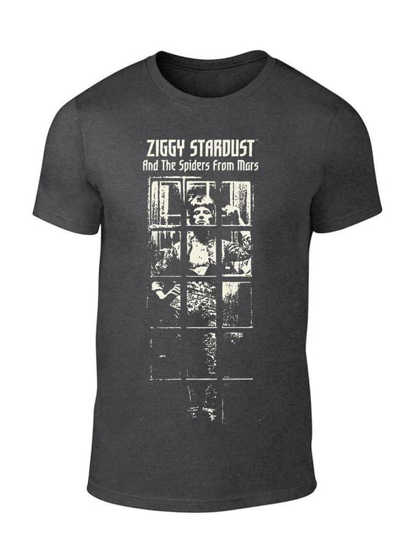 David Bowie Ziggy Stardust bw  T-Shirt