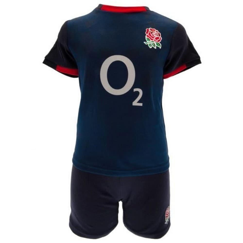 England RFU Set med T-shirt och shorts för barn/barn
