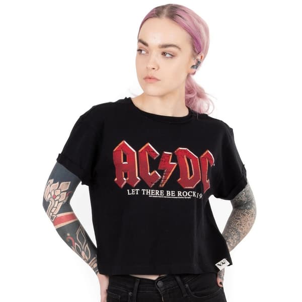 AC/DC Womens/Ladies Let There Be Rock T-Shirt
