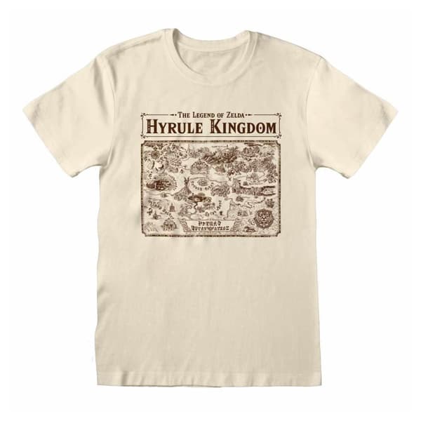 Legend Of Zelda Unisex Adult Map Of Hyrule T-Shirt