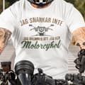 Miniatyrbild 1 av 5: Jag snarkar inte jag drömmer att jag kör motorcykel vit T-shirt