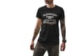 Miniatyrbild 2 av 5: Svart t-shirt med Jag snarkar inte, kör motorcykel tryck