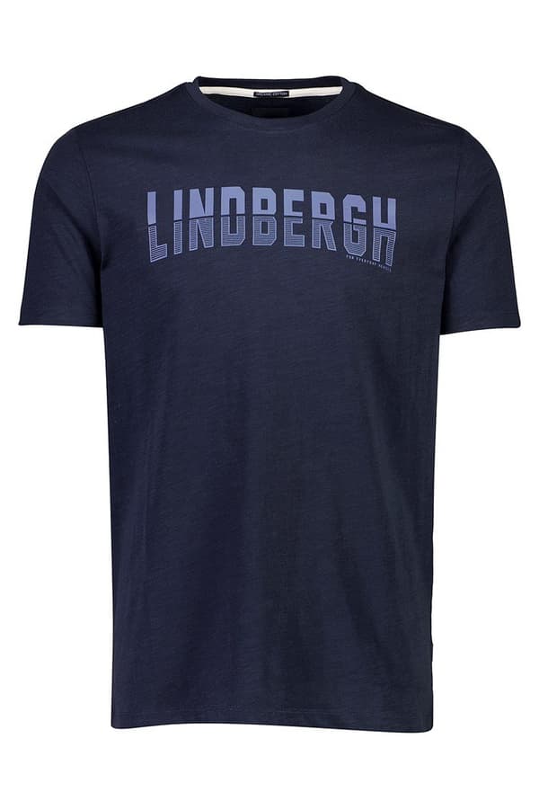 Lindbergh Blue - T-shirt 30-420116 Logoprint