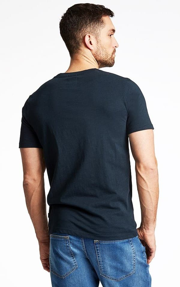 Lindbergh Blue - T-shirt 30-420116 Logoprint