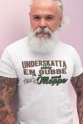Miniatyrbild 2 av 3: Underskatta aldrig en gubbe på en gammal moppe - vit t-shirt