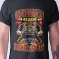 Miniatyrbild 1 av 5: Underskatta aldrig en brandman T-shirt svart eld design