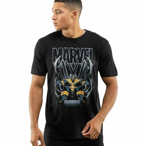 Marvel T-shirt med Thanos tron för män