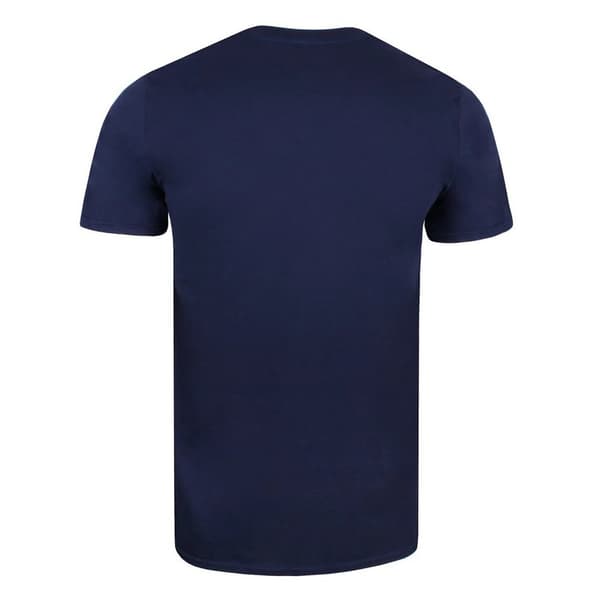 NASA Bomulds-T-shirt med badge til mænd