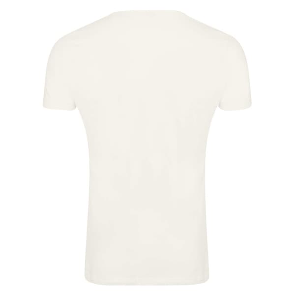 NASA Bomulds-T-shirt med badge til mænd
