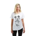 Miniatyrbillede 3 af 3: Disney Dame/kvinde Mickey Mouse skitse T-shirt