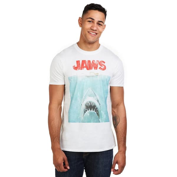 Jaws T-shirt med affisch för män