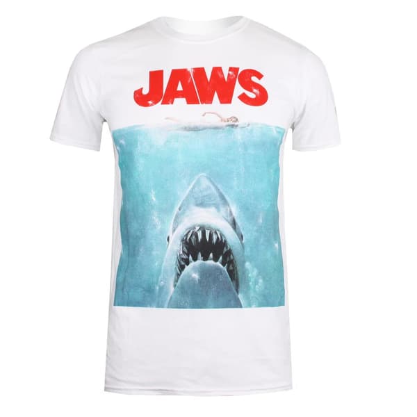 Jaws T-shirt med affisch för män