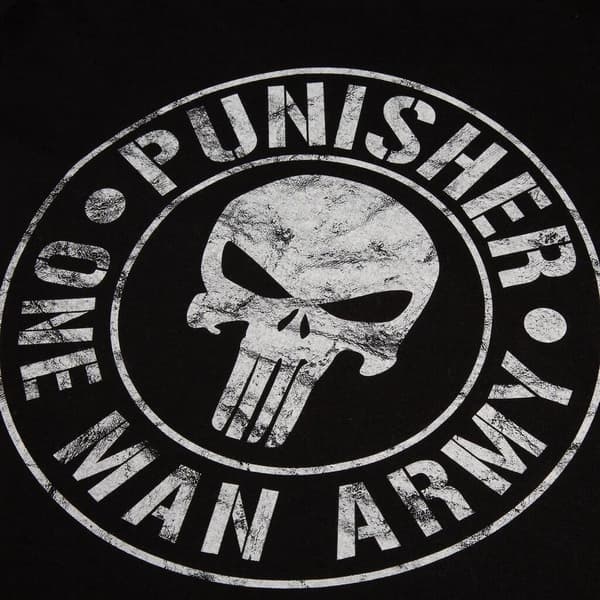The Punisher T-shirt med enmansarmé för män