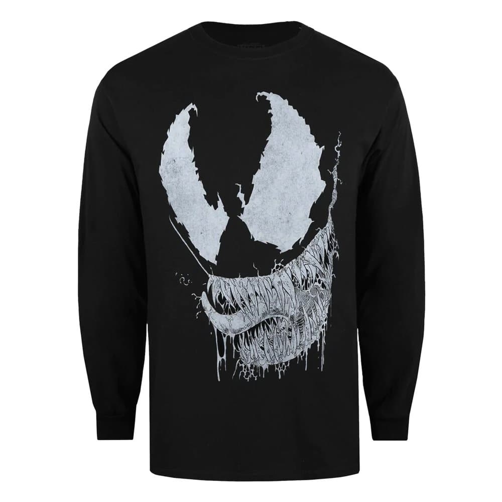 Marvel Mens Venom Saliva långärmad T-shirt