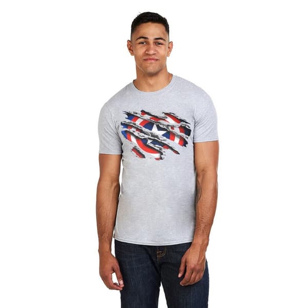 Captain America Torn T-shirt til mænd